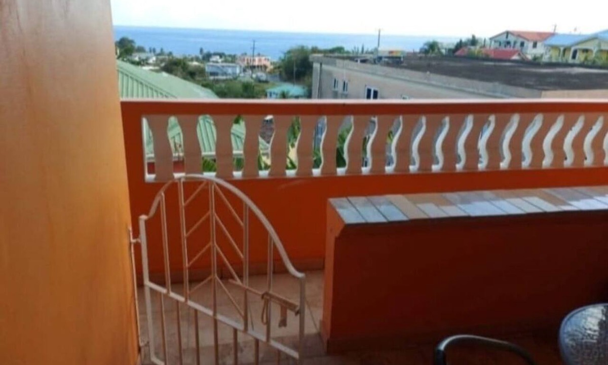 Barroui Apartment | Comfort Haven APT#3 - Ocean View Balcony, AC, 1 Queen + 1 Double Bed