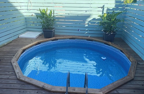 Roseau Apartment | Casita Heliconia - Jr. Suite #1 located in Roseau with lovely pool deck