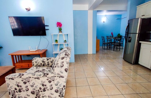Roseau House | Charming 2-bedroom Apartment with WiFi and AC in Upper, Bath Estate.