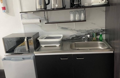 Castle Comfort Apartment | Double Luxury Queen Apt#3 in Roseau with Kitchenette and Gorgeous Bathroom!