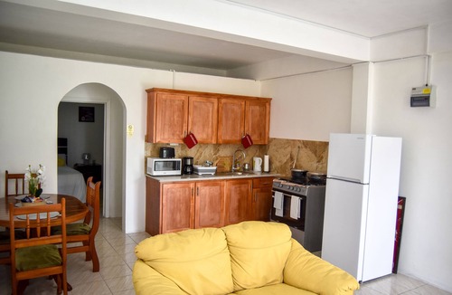 Castle Comfort Apartment | Large 2 Bedroom 2 Bathroom Apartment #4 in Roseau. Bus stops right in front!