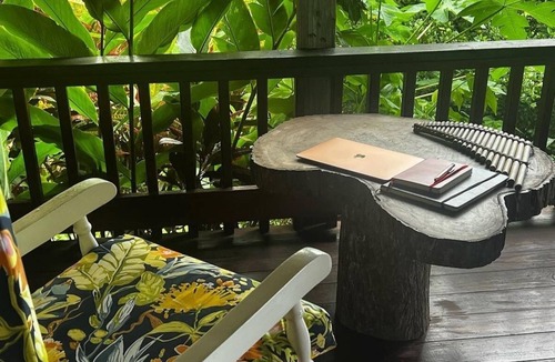 Saint Peter Parish Villa | Private wooden villa with stunning ocean views, in an enchanting garden setting.