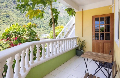 Soufriere Apartment | Rosehill Apt -Stylish 2 bedroom with lovely verandah