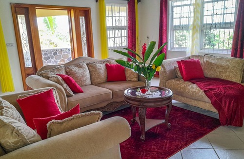 La Plaine Villa | Sunrise Bliss Villa w/Hot Tub, King Bd+Mountain and Ocean View